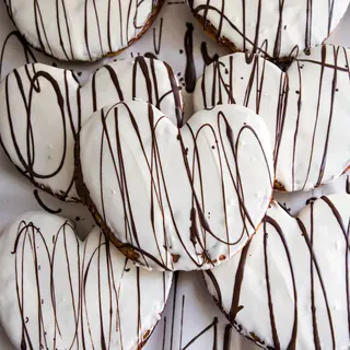 Palmera De Nutella Con Chocolate Blanco