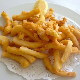 Rabas de calamar rebozados (ración)