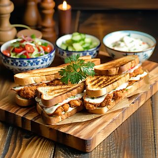 Тостер с пилешки хапки