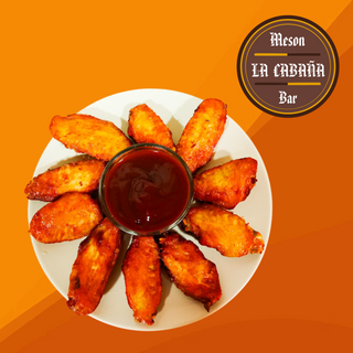 Ración De Alitas Con Salsa Barbacoa
