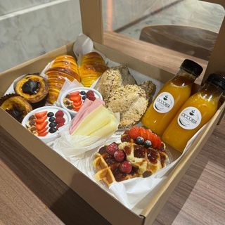 Box Brunch com Waffles