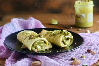Crepes con pistacchio