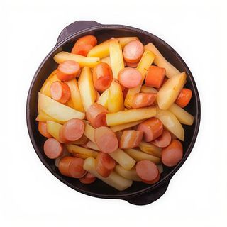 Ración De Salchipapa