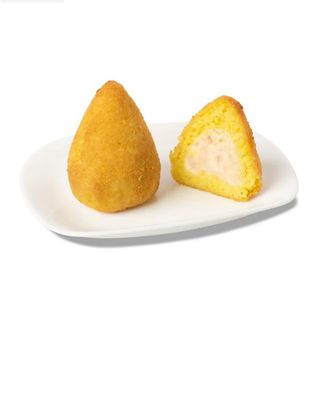 Arancino di riso con prosciutto e formaggio 