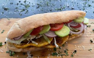 Sandwich cu scrijele (de post)