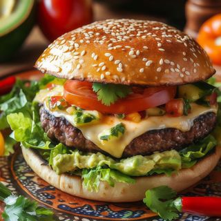 9. Hamburguesa Mexicana