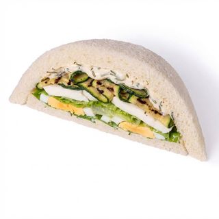 Tramezzino Zucchine, mozzarella e uovo