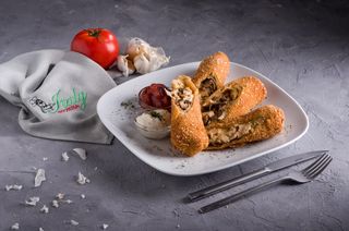 Pohovane palačinke sa piletinom i šampinjonima