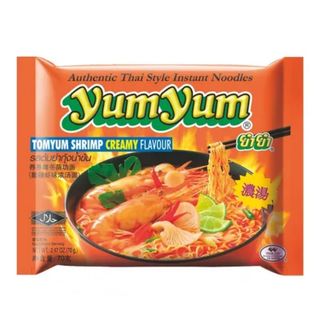 Fideos instantáneos con sabor cremoso de camarones Tom Yum Yum (70 gr)