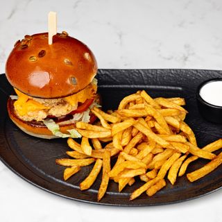 Crispy chicken burger 600g