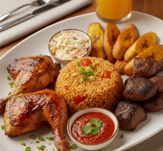 Jollof Lunch Box (L) + FREE Soda (1.25L)