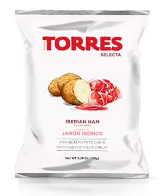 Patatas Torres Jamón Ibérico - Bolsa 150 Gr