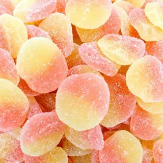 Pesche gommose bicolore zuccherati