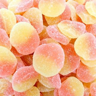 Pesche gommose bicolore zuccherati