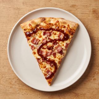 Pizza De Bacon + Barbacoa Porción