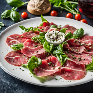 Carpaccio De Bœuf Huile De Truffe