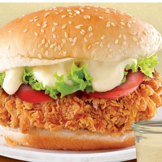  Crispy Chicken burger