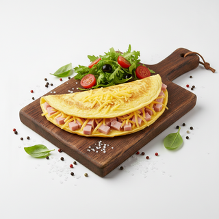 Ham & cheese omlette