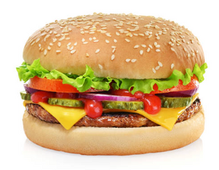 Double cheese burger