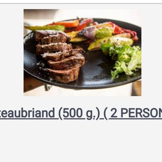 Chateaubriand (500 G.)
