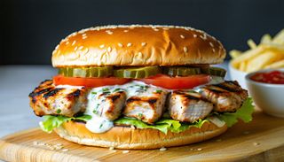 Бургер с шиш таук