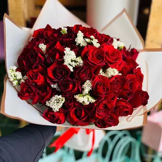 Bouquet De Fleurs Rouge