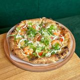 Піца Цезаре з креветками та мідіями  540 г