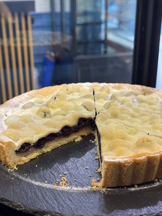 მოცვის ტარტი Blueberry tart