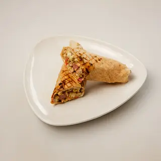 Beef Shawarma with two sausages