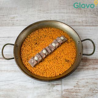 Arroz seco carrilera y trufa