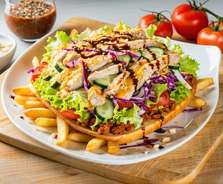 Kapsalon Berlin style wołowina/mieszane kapsalon