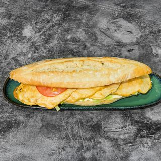 Bocata vegetal de pollo