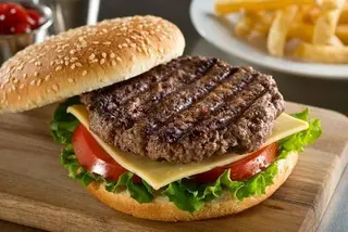 Hamburguesa Con Queso