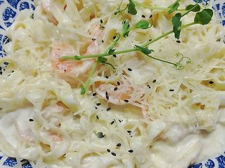 Тальятелле з креветками у вершковаму соусі (300 г)