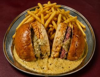 Menú 1 - Hamburguesa Simple (200 G.)