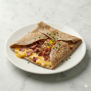 crep bacon i formatge