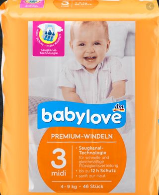 Babylove Premium Scutece Nr.3 4-9Kg 46Buc (118425)
