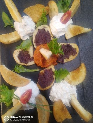 Плато разядки с брускети