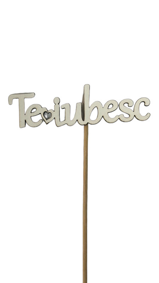 Topper "TE IUBESC"