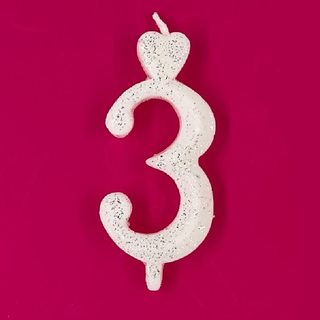 Lumanare cifra 3