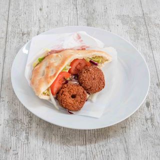 Falafel durum con queso