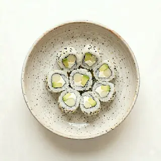 California De Palmito, aguacate queso crema (9Uds.)