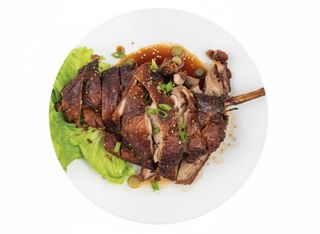 Anatra arrosto con aromi