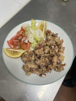 Ración De Chopitos A La Andaluza