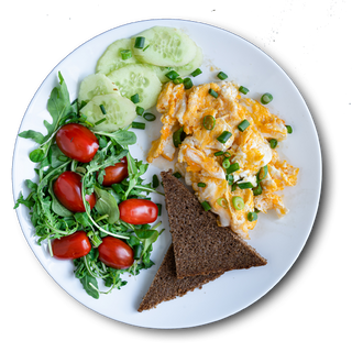 Jajecznica na maśle klarowanym