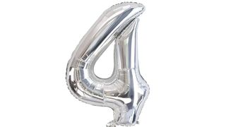 Balon foliowy 92cm srebrny 4