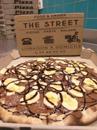 Pizza Nutella Banane