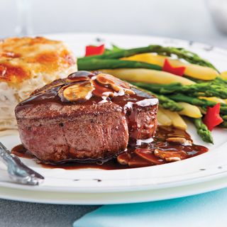 Filet de boeuf sauce champignons