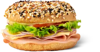 Mortadella bagel
