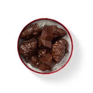 Bola de Natal Grande Chocolate negro 100 gr